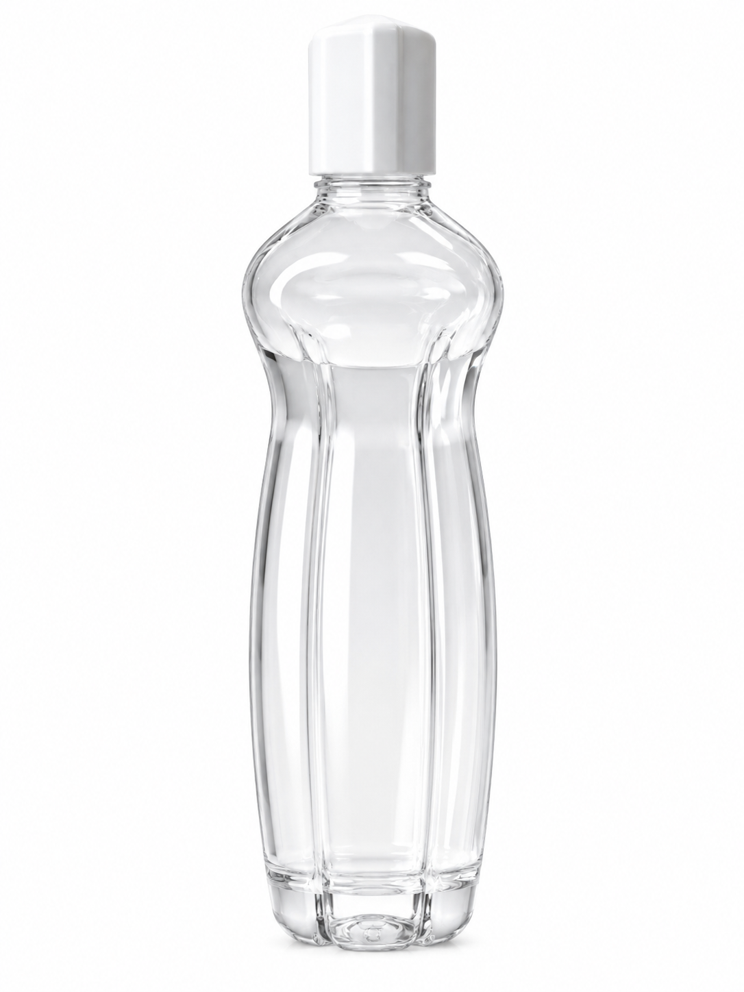 Milton Transparent Plastic Water Bottle 1000ml (White)