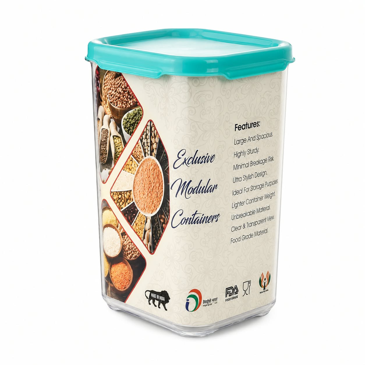 Exclusive Modular Container — Blue / 1000ml