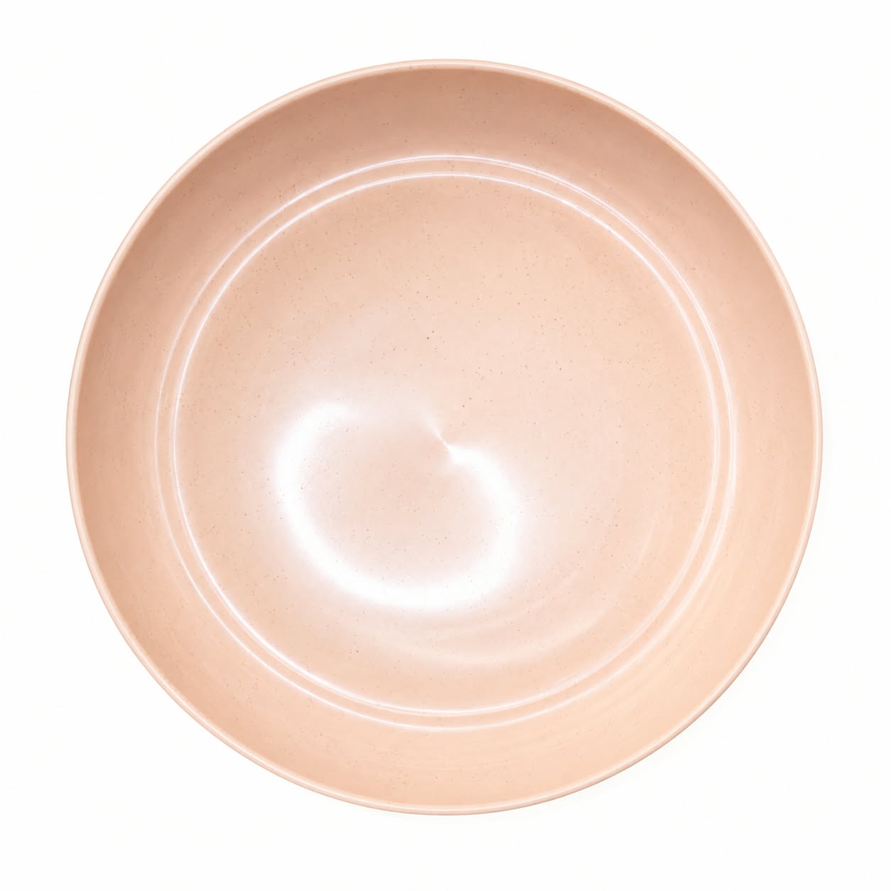 Wheat Straw & Bamboo Fibre Dinner Plate — Pastel Peach