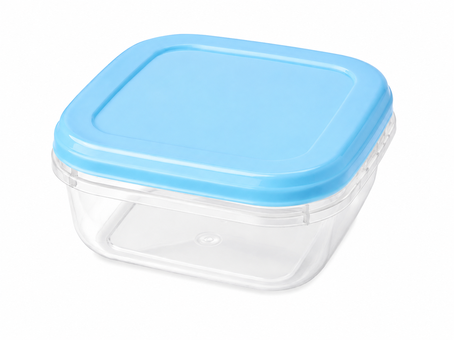 RFL Fresco Square Plastic Container — Blue / 2000 ml