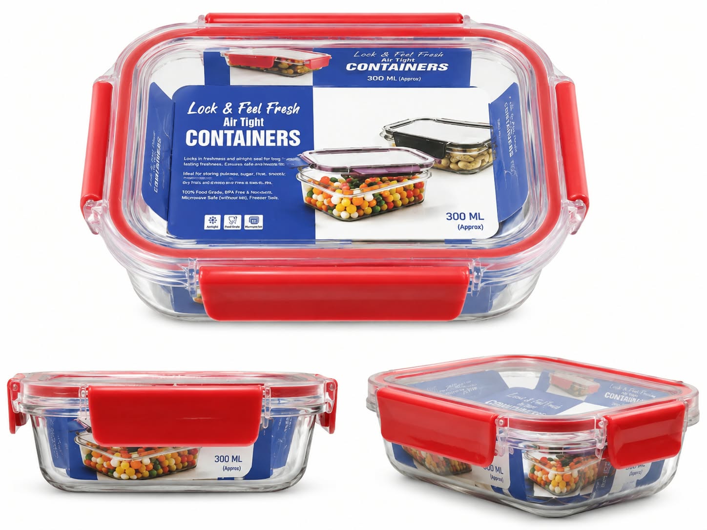 Lock & Feel Fresh Air Tight Container 300 ml