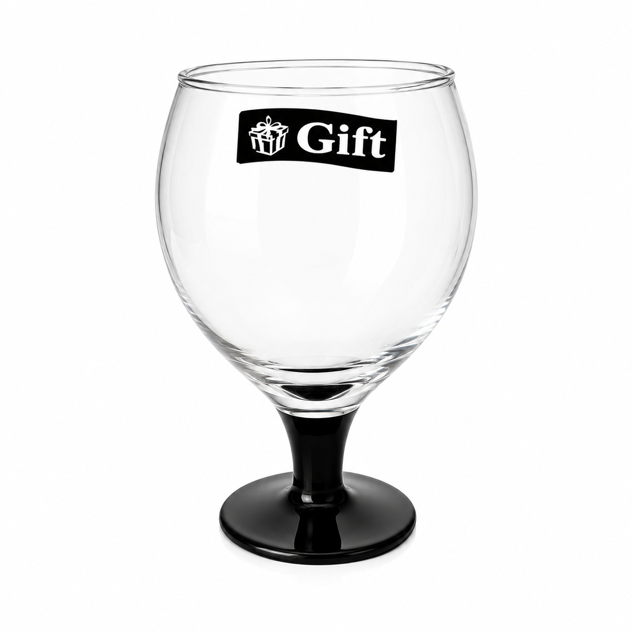 Classic Goblet Glass | Clear Stemmed Drinking Glass | Juice, Water & Dessert Glass 200 ml