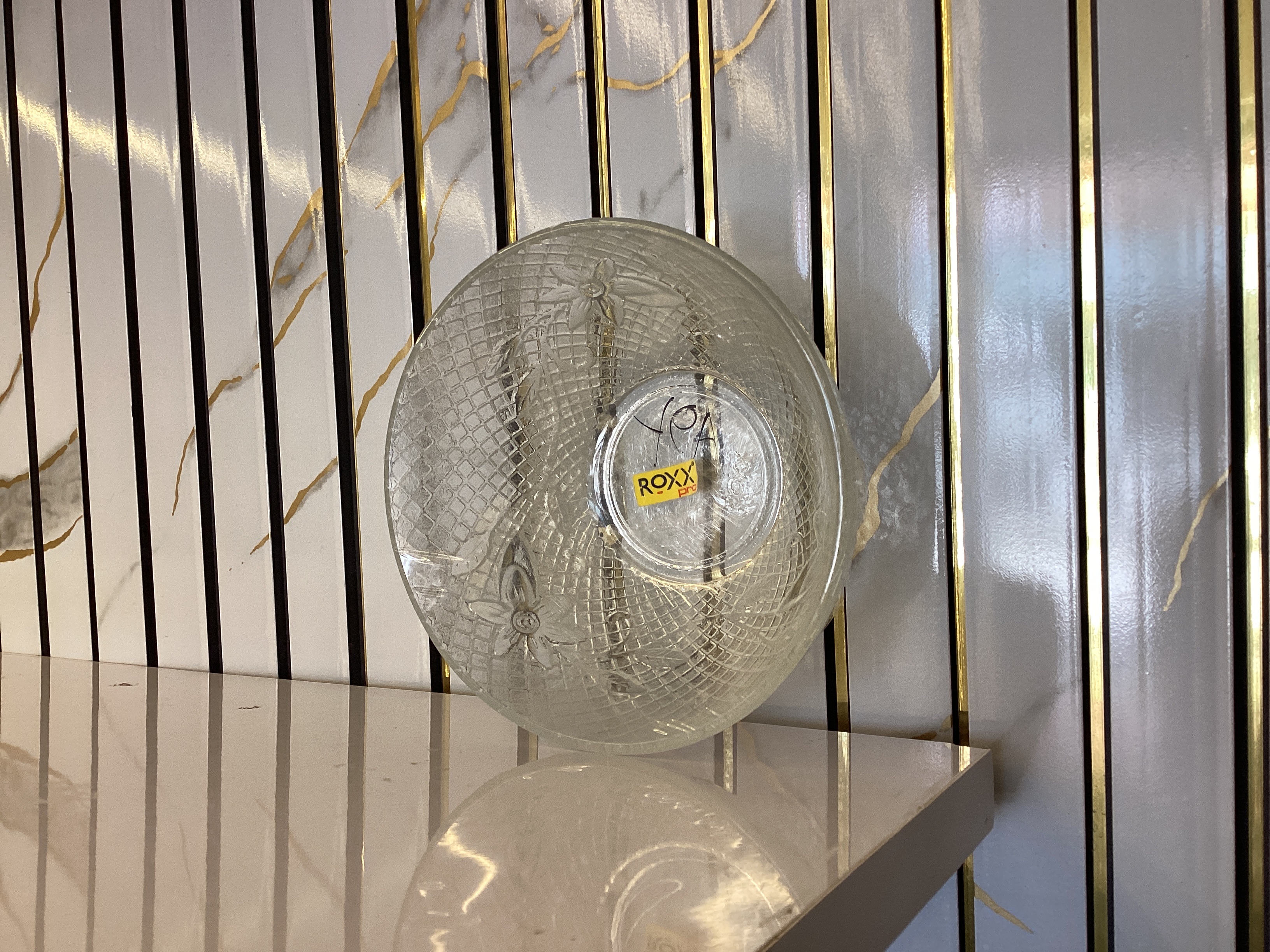 Roxx Floral Glass Bowl 300ml