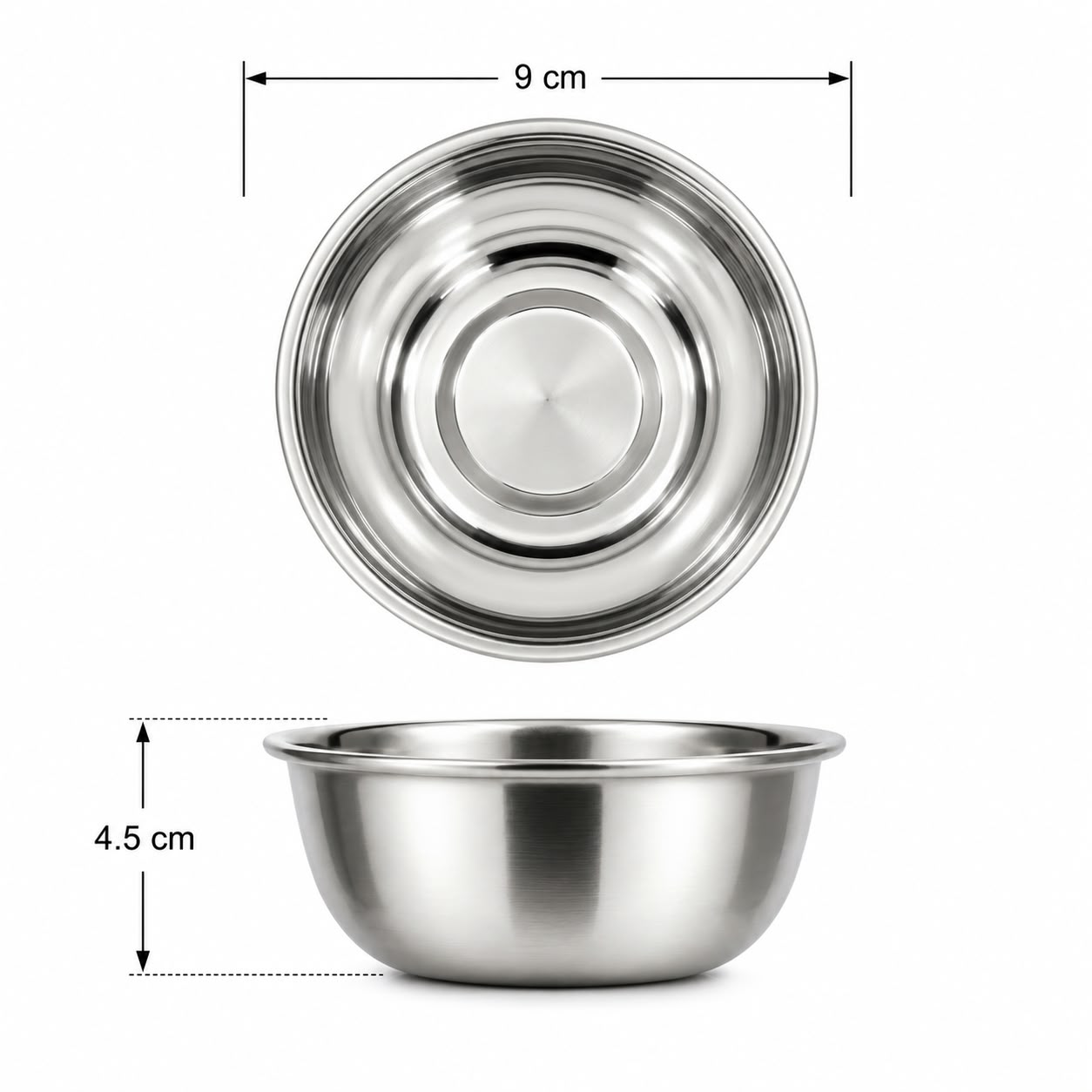 Plain Stainless Steel Bowl (Small)