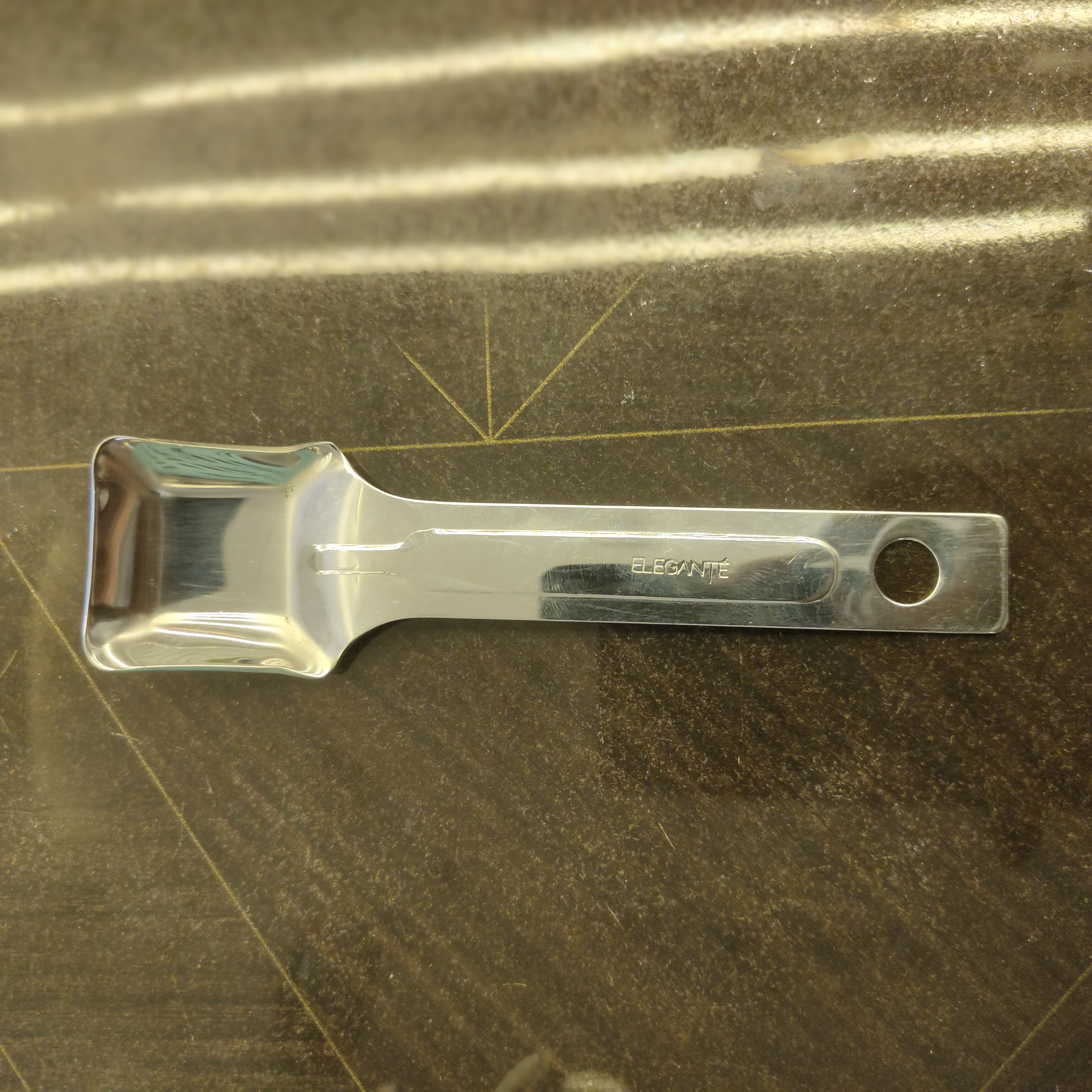 Square Shape Stainless Steel Spoon (length 13cm)