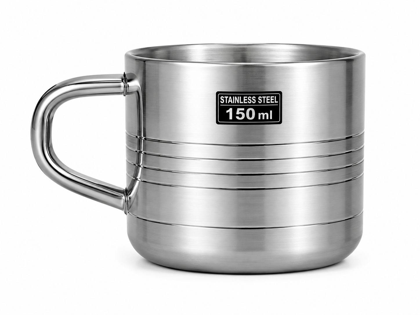 Stainless Steel Tea Cup (150ml)
