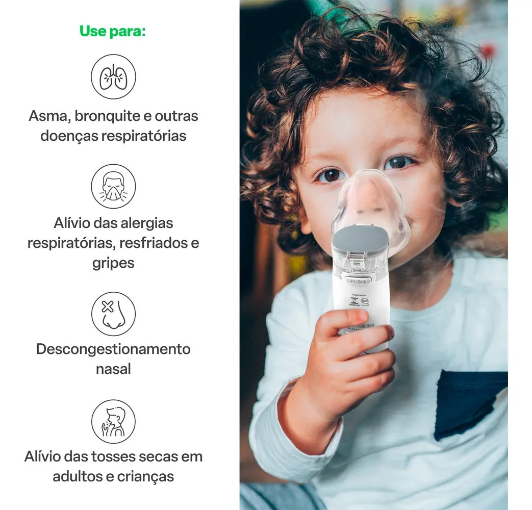 Inalador Portátil Mesh Easy Air Multi Saúde - HC215