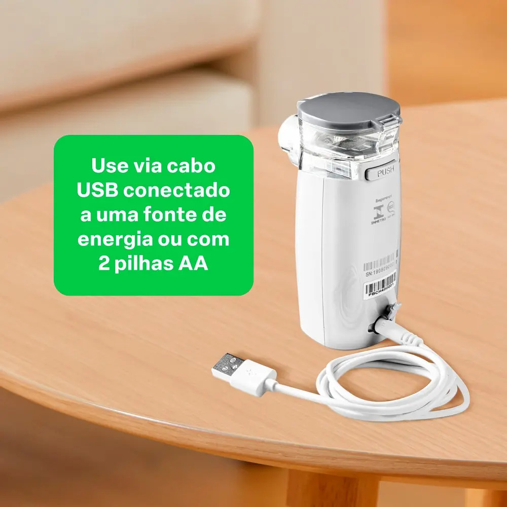 Inalador Portátil Mesh Easy Air Multi Saúde - HC215