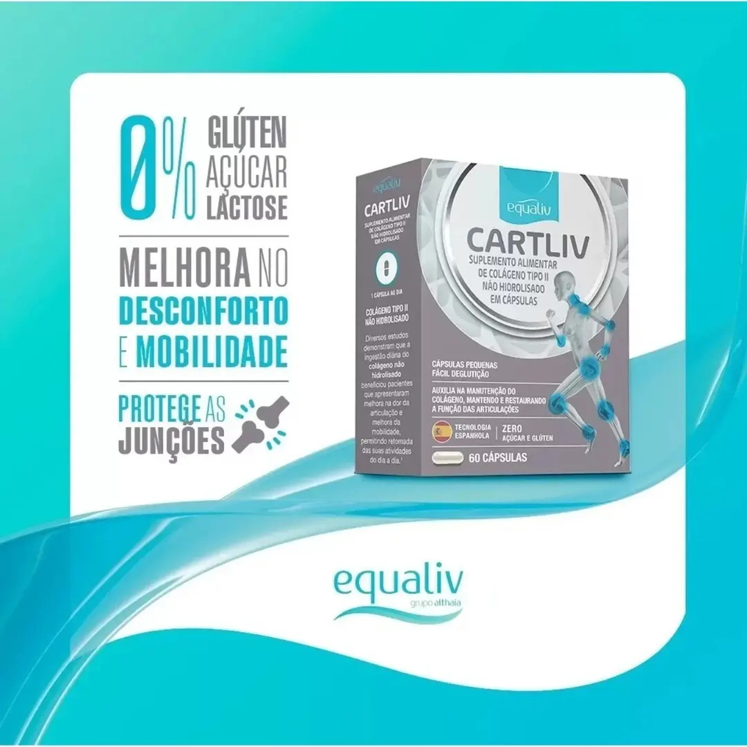 Cartliv Equaliv 60 Cáps – Colágeno Tipo II