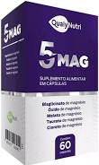 Magnesio 5mag Malato Bisglicinato Oxido Cloreto 60 Capsulas Qualynutri