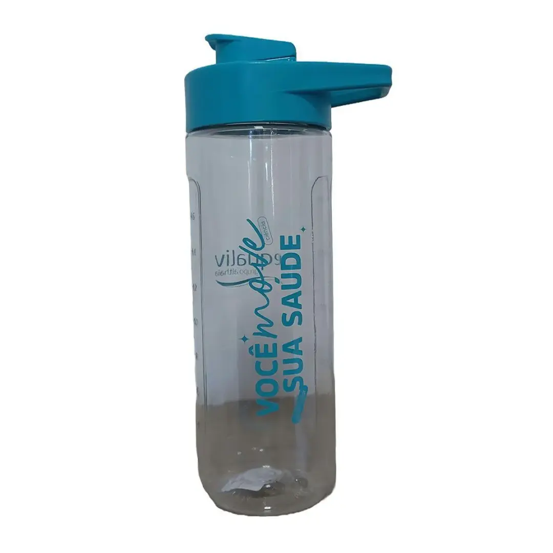 Squeeze Basic Equaliv 500ml Transparente – Garrafa de Plástico Livre de BPA