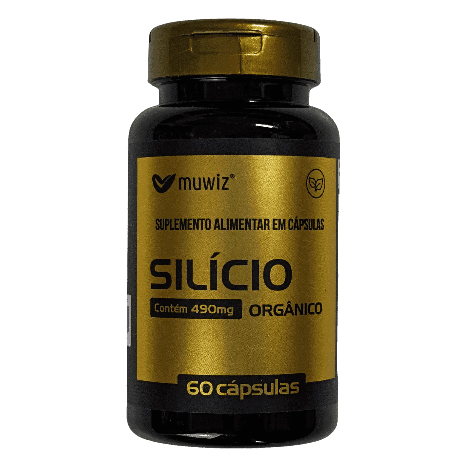 Silício Orgânico 490mg Muwiz – Suplemento Alimentar com 60 Cápsulas