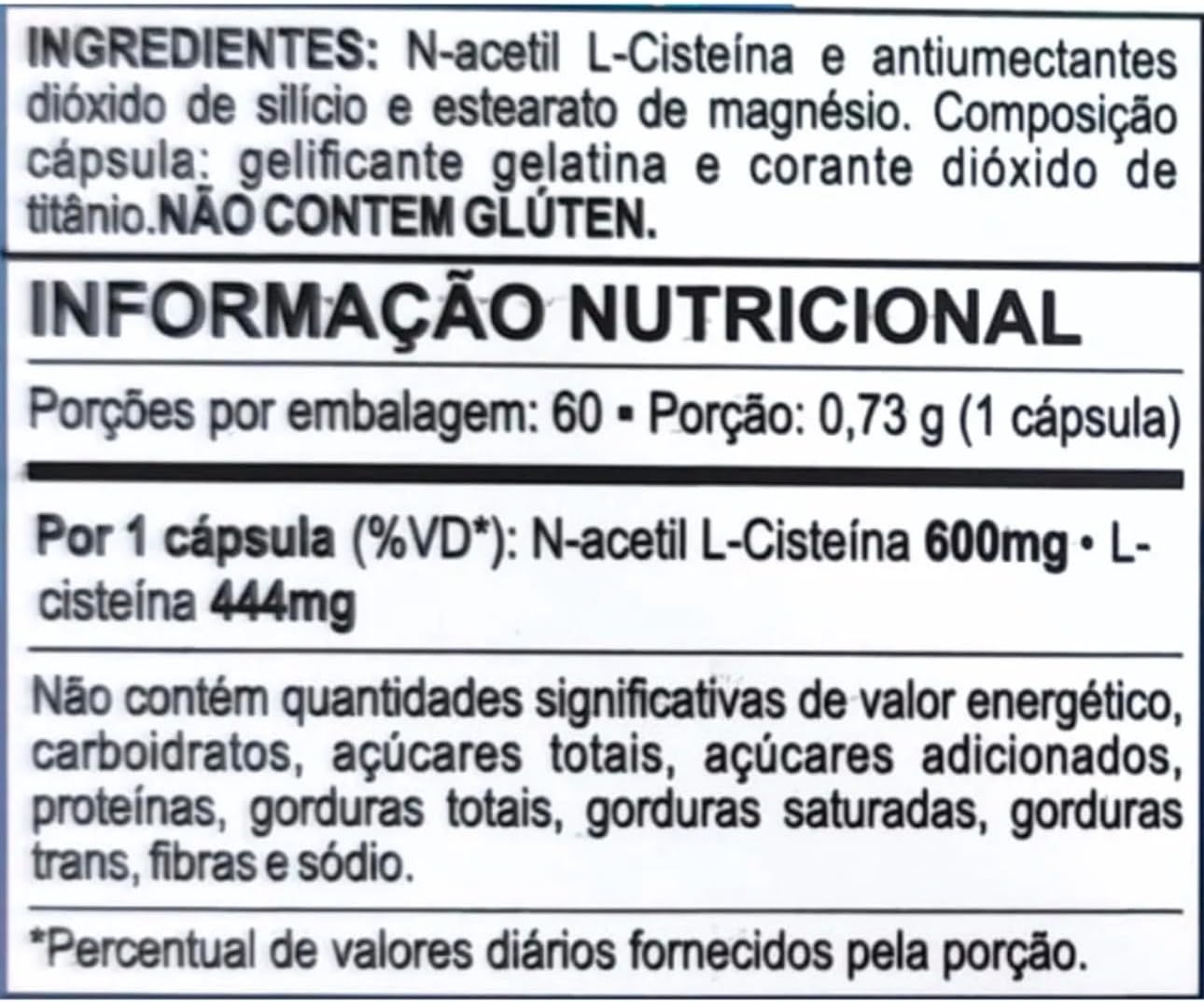 NAC N-Acetil L-Cisteína 600mg Muwiz – 60 Cápsulas