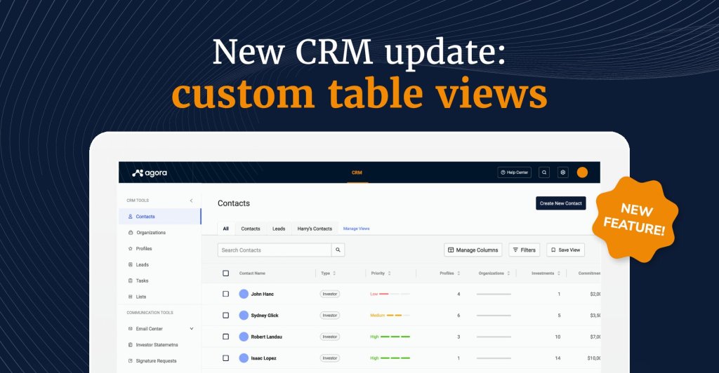 Tailor your CRM experience with custom table views