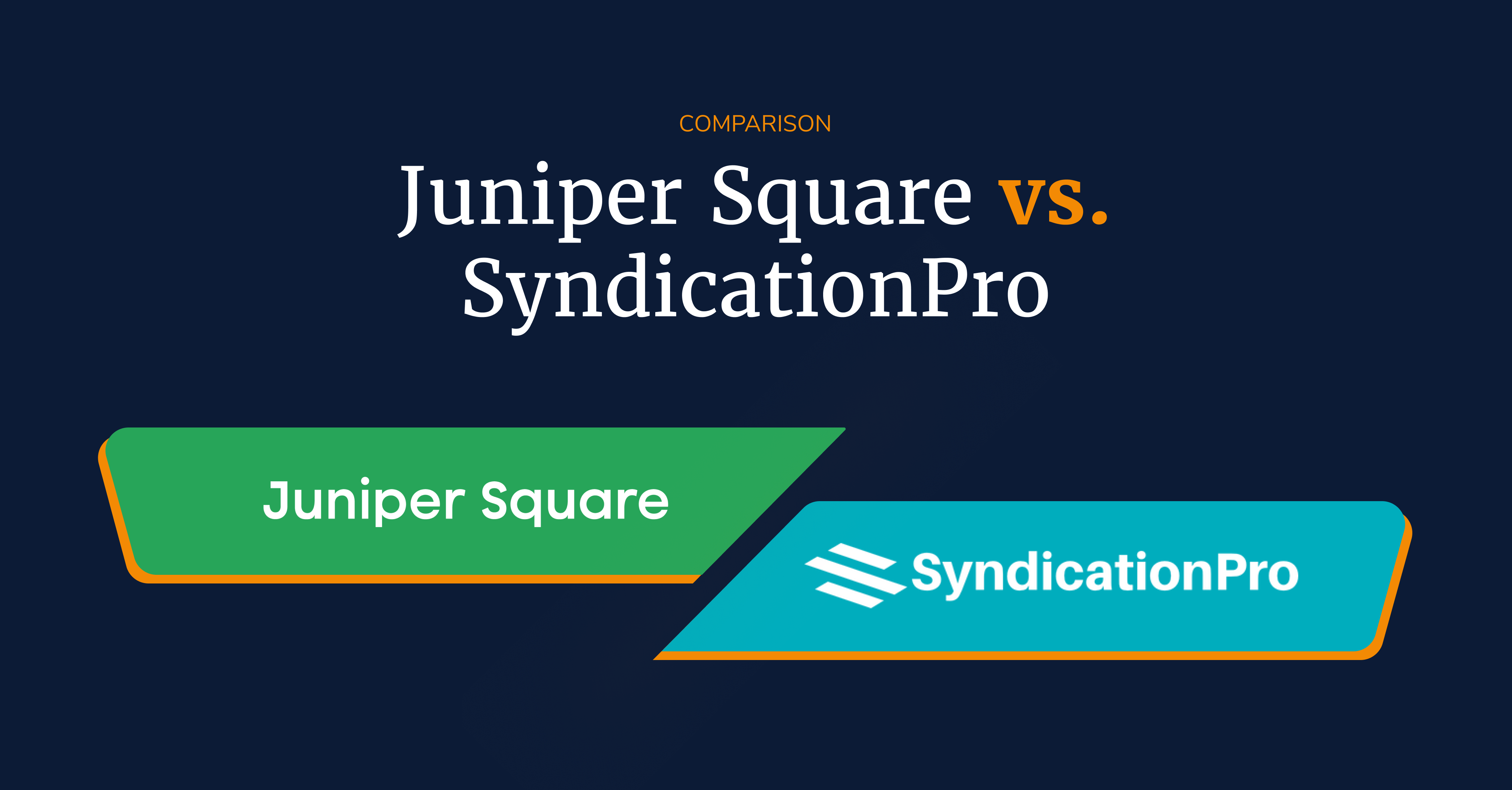 Juniper Square vs SyndicationPro: 2025 Comparison