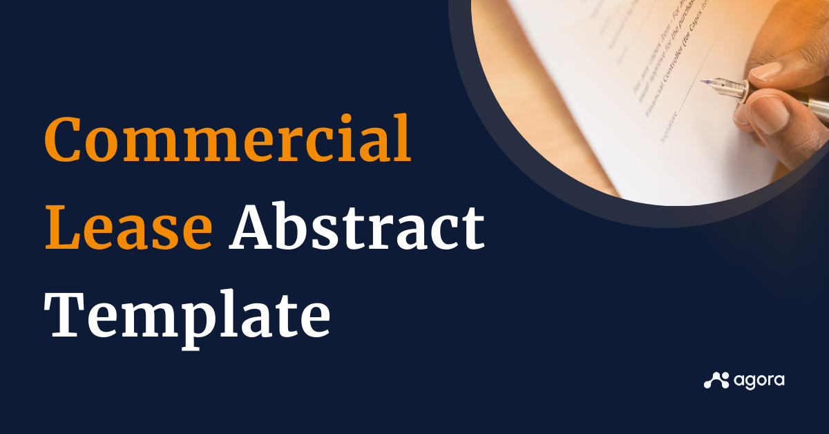 Commercial lease abstract template: Key benefits and template must-haves