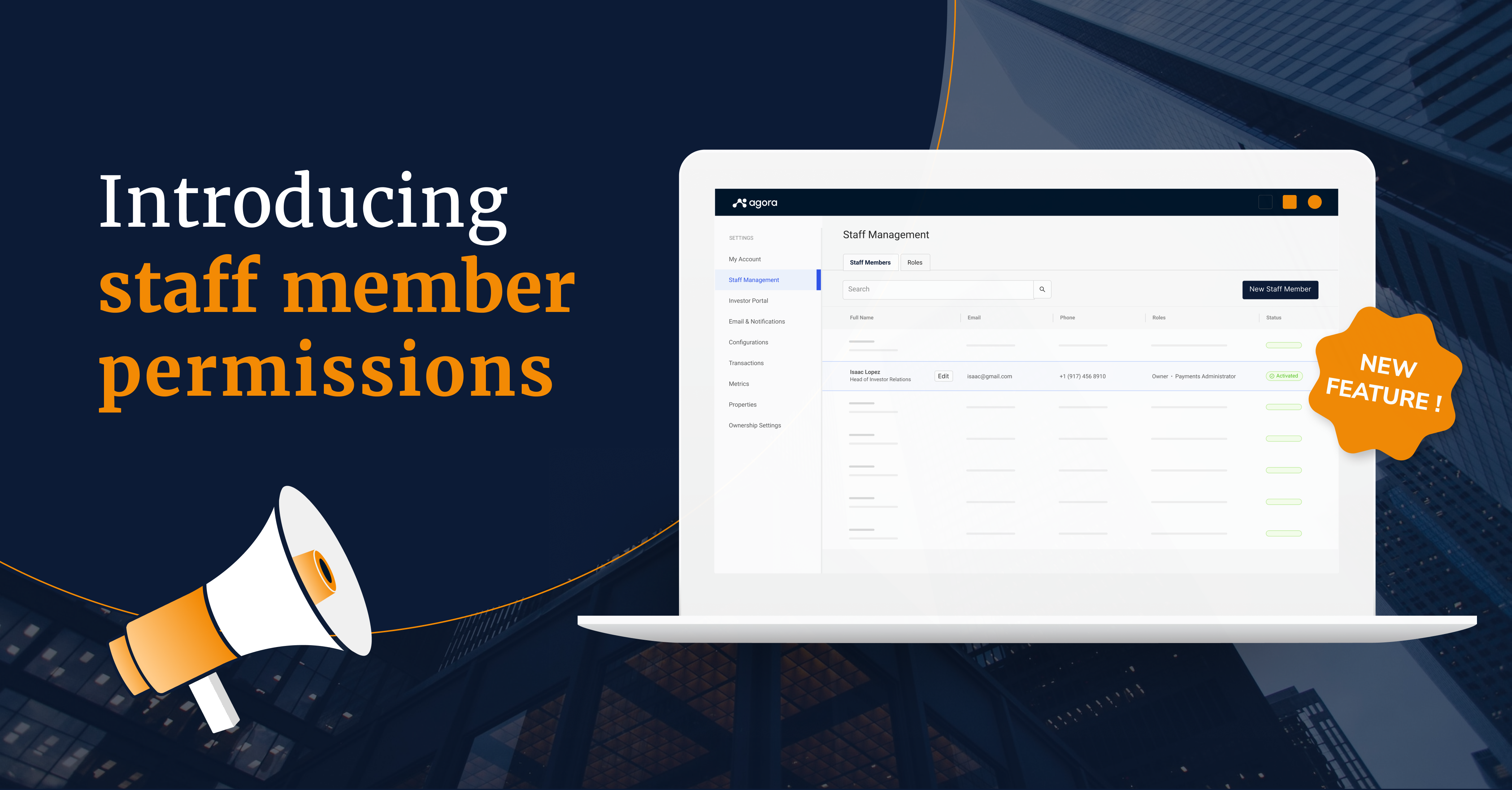 Introducing enhanced staff member permissions