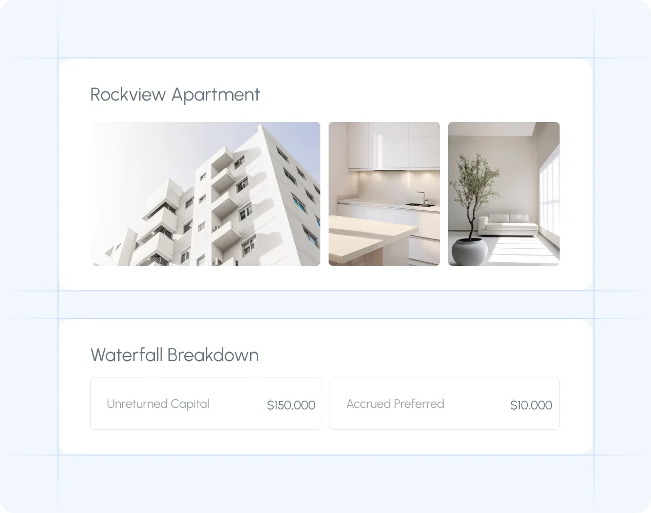 Full transparency for you and your investors