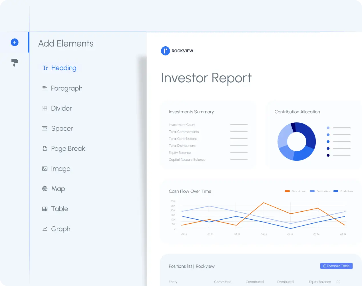 Custom, personalized, and professional reports