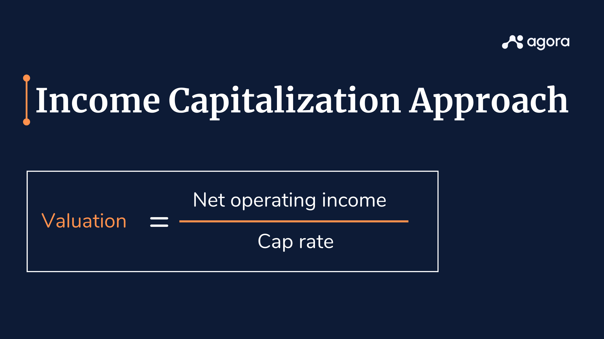 Illustration on income capitalization approach.