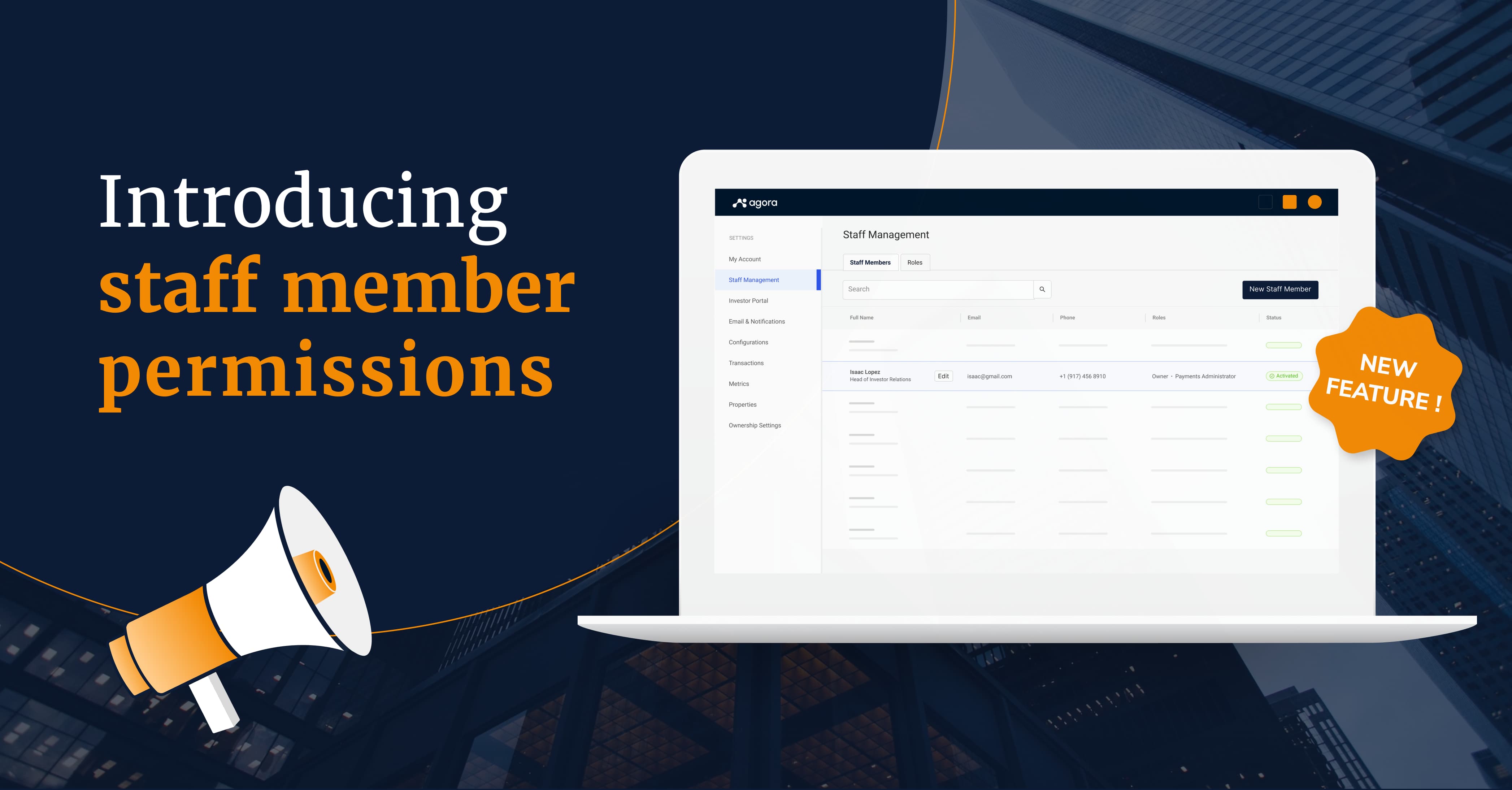 Introducing enhanced staff member permissions