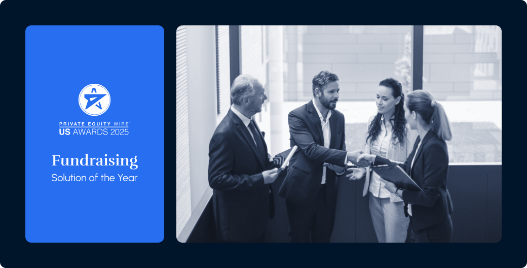 Agora wins Fundraising Solution of the Year at the 2025 Private Equity Wire US Awards