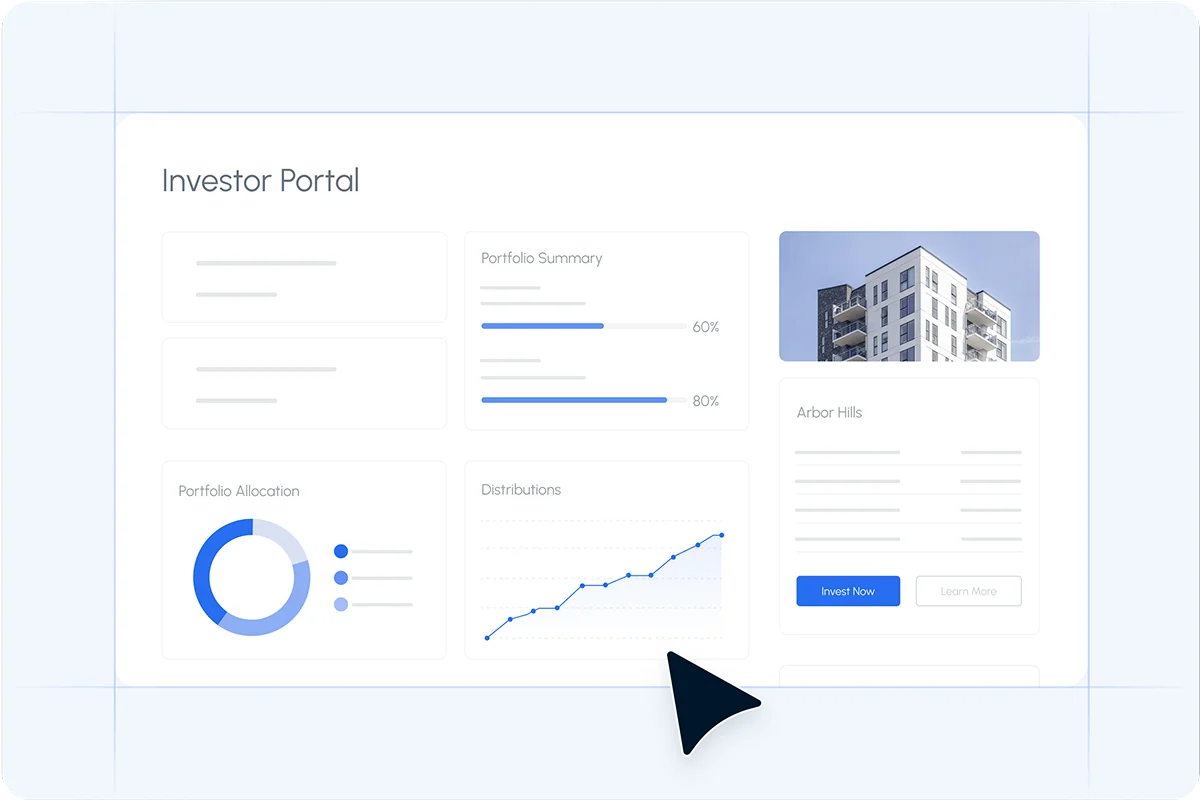 Integrated investor portal with performance and documents