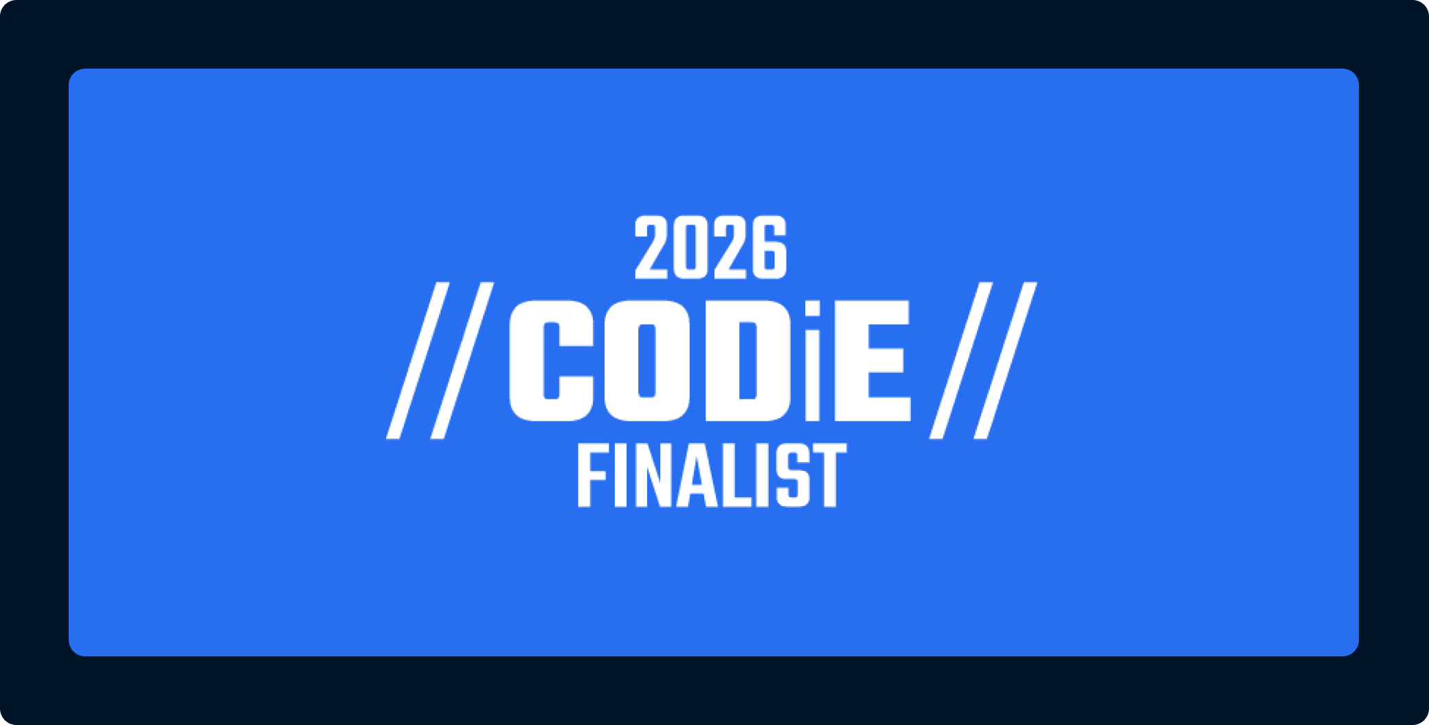 Agora Named a 2026 CODiE Award Finalist for "Product of the Year."