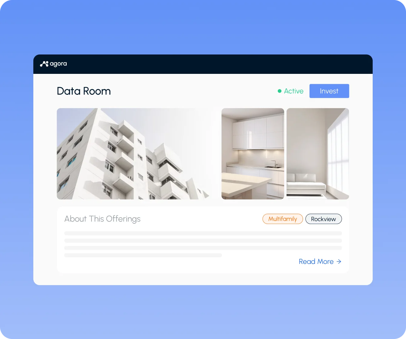 Professional data rooms and landing pages