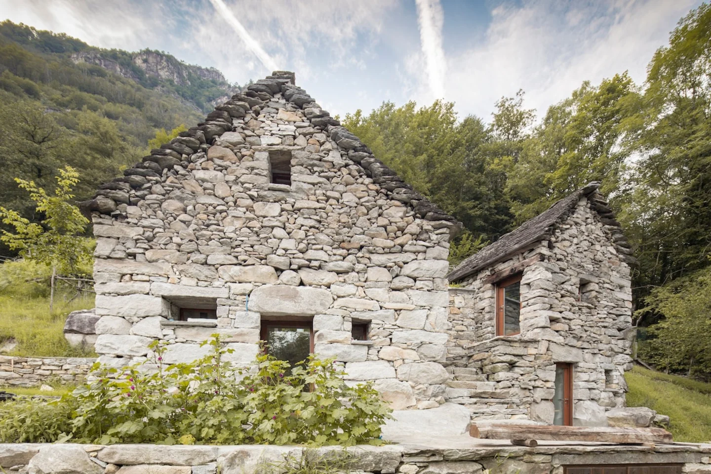 Rustic kitchen with modern amenities