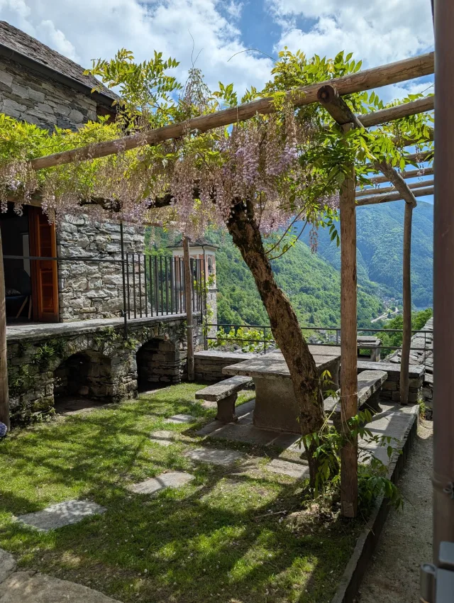 Attic living space with wooden beams
