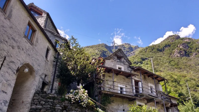 Secluded location near Corippo