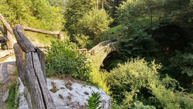 Verzasca valley landscape