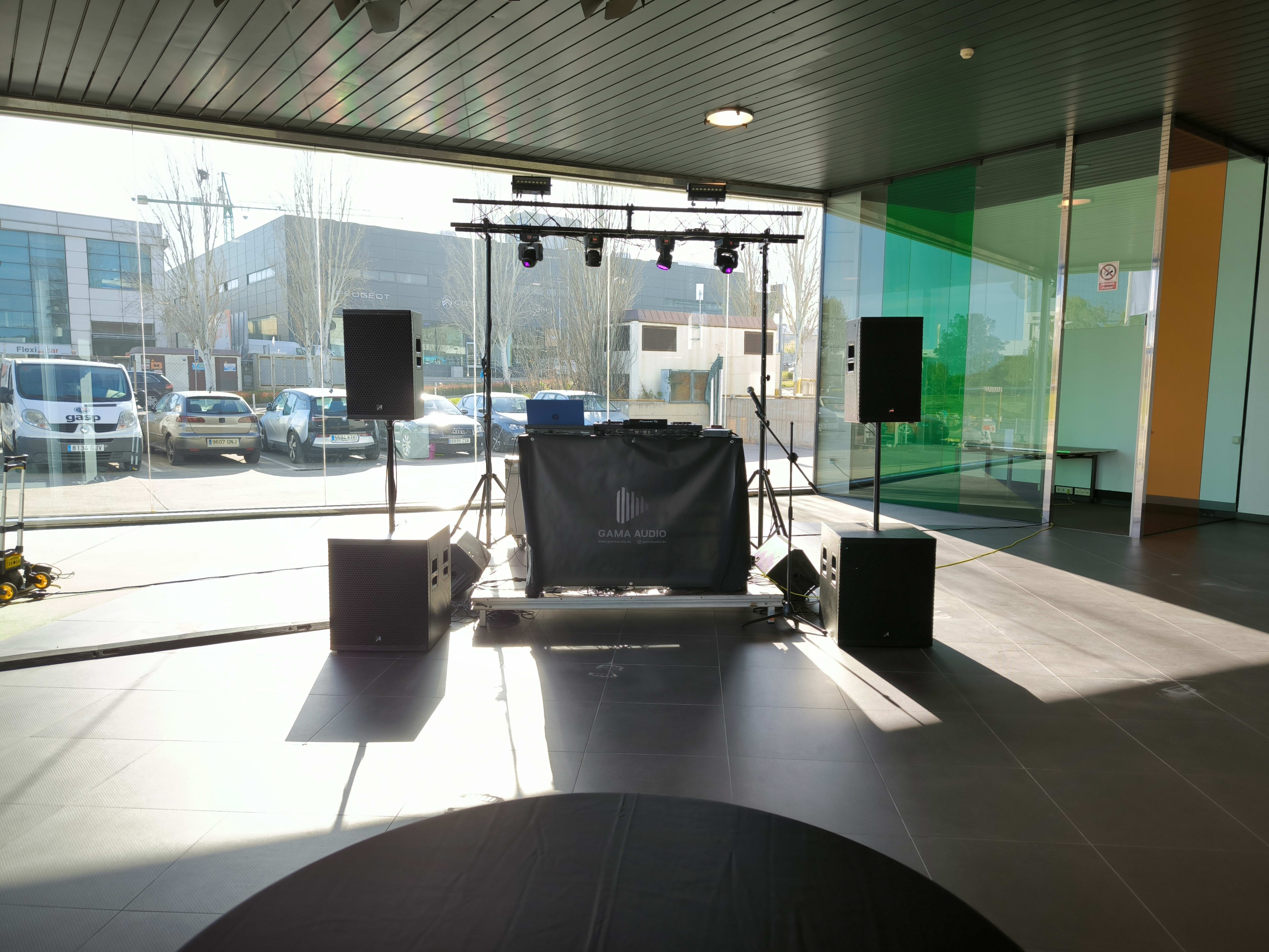 Sonido para evento en concesionario BMW