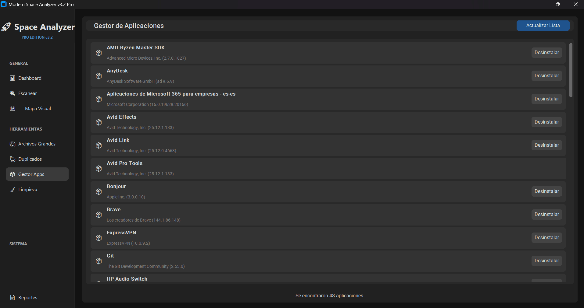 Modern Space Analyzer 3.3 Pro 4