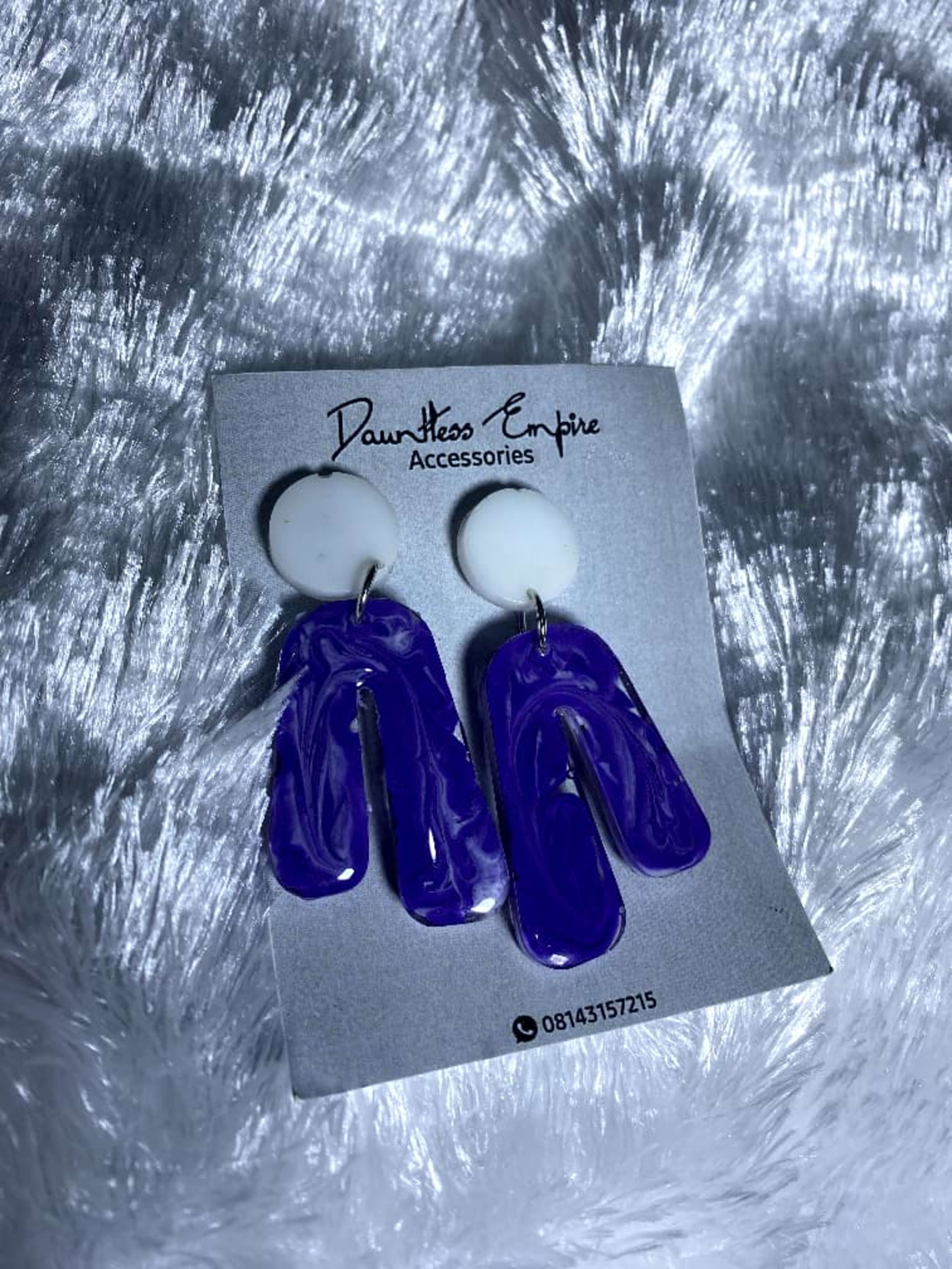Resin Statement Earrings