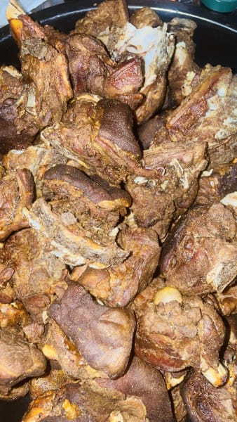 Oven dried goat meat  thumbnail 2