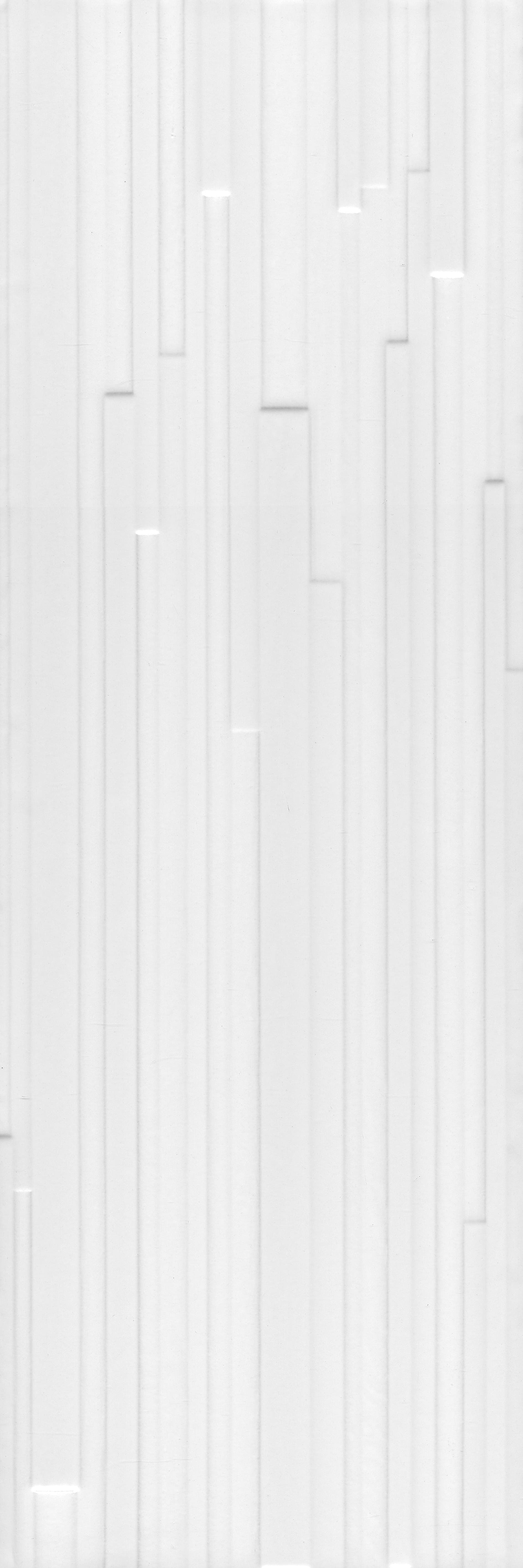 Бьянка белый матовый полоски 20x60x0,9 Белый 20x60 купить СПб