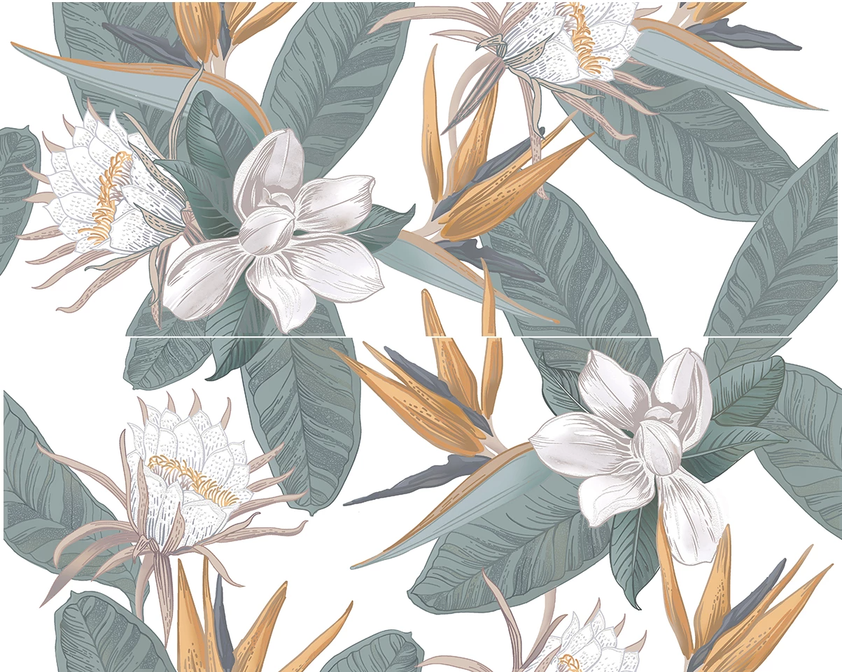 Панно 50,5*40,2 STRELITZIA (2 шт) - 6 комл 1с Микс 50,5х40,2 купить СПб