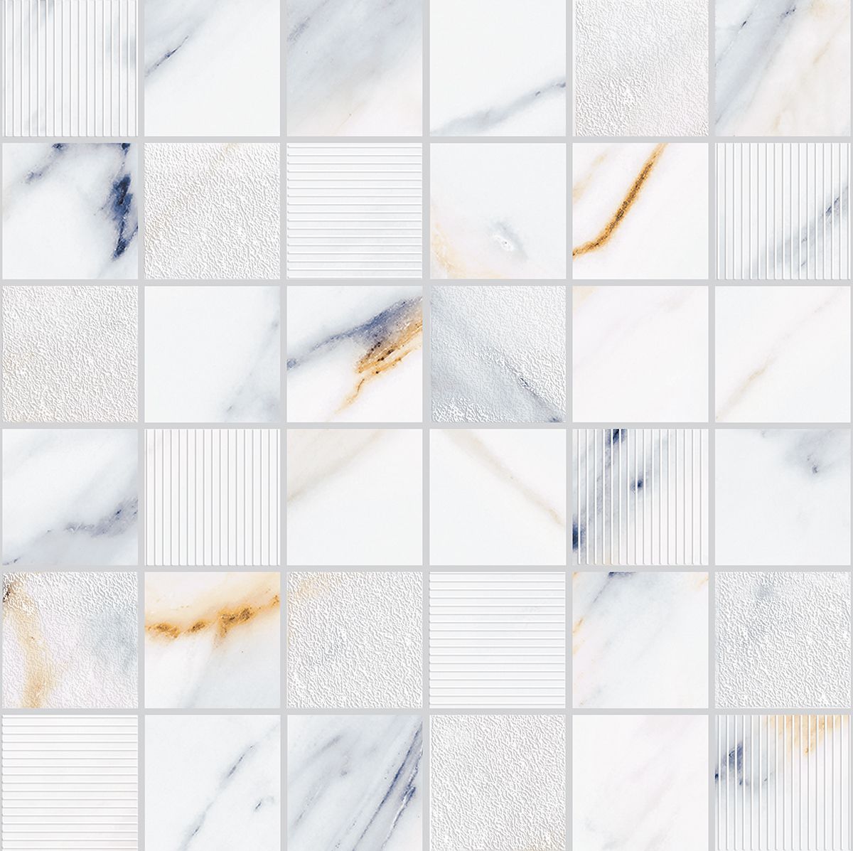 Плитка Calacatta fantasy Микс купить СПб