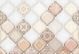 TWU07MRL004 Morela д/стен 24.9*36.4, Alma Ceramica белый, коричневый купить СПб