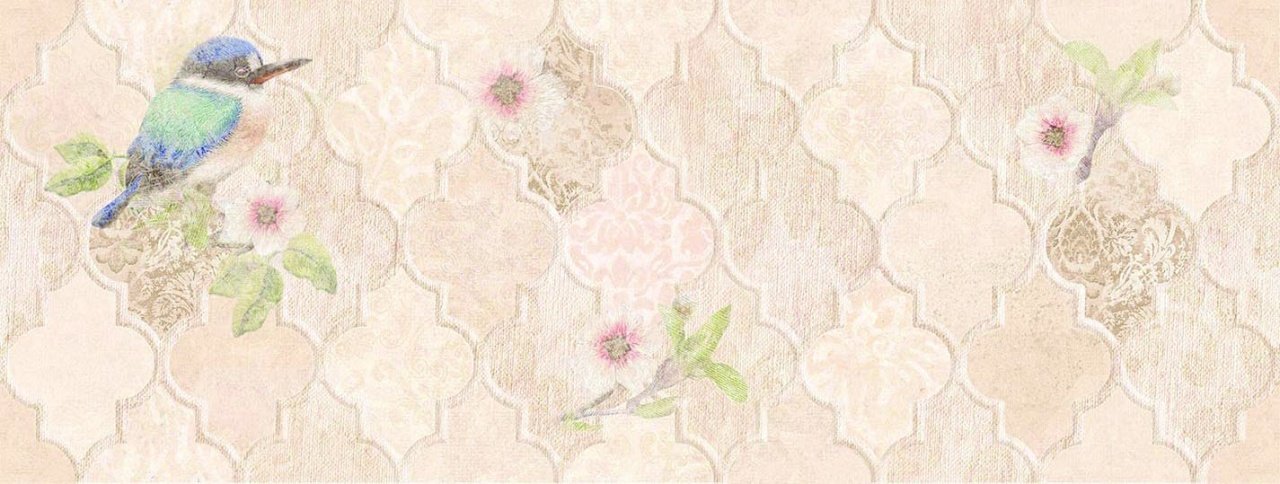 150865 Жардино (Zhardino) матовая плитка для стен 40х15, Pieza ROSA бежевый купить СПб