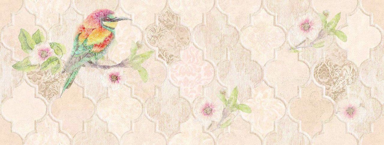 150866 Жардино (Zhardino) матовая плитка для стен 40х15, Pieza ROSA бежевый купить СПб