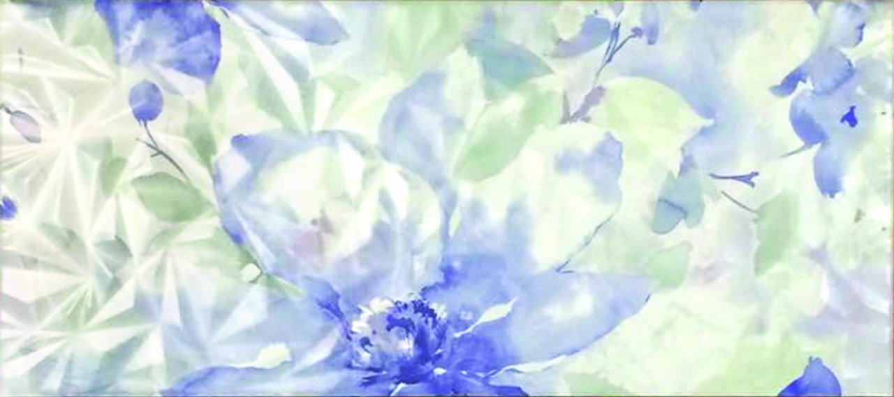 130580 Карат (Karat) глянцевая плитка для стен 20х45, Pieza ROSA голубой купить СПб