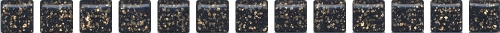 Карандаш POF004 Бисер черный золото глянцевый 20x1,4x1,2 Kerama Marazzi (Керама Марацци) золотой, металлический купить СПб