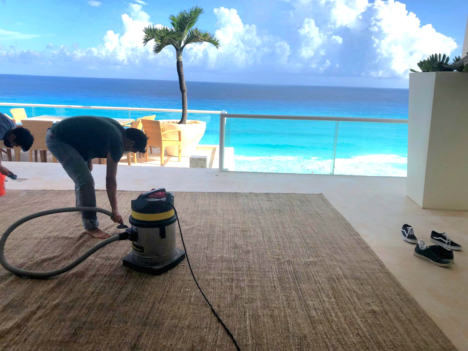 Imagen de uno de nuestros servicios de limpieza en Cancún