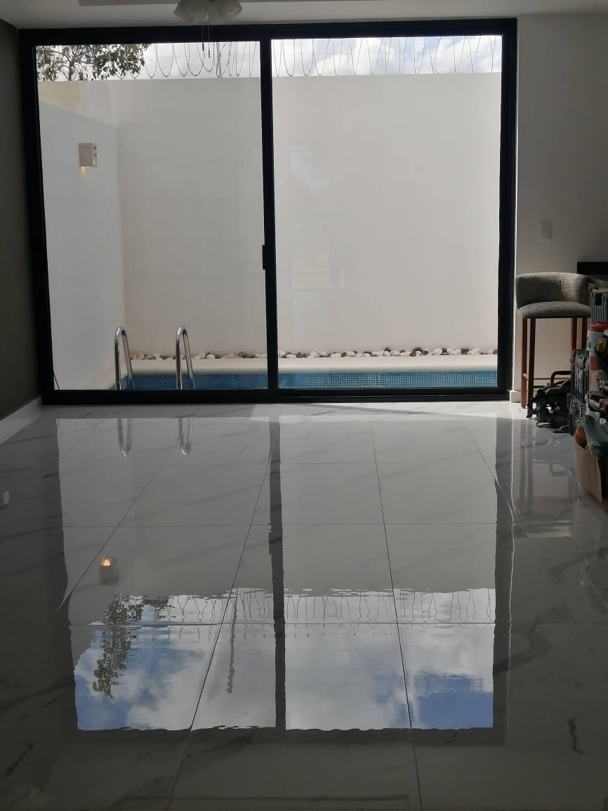 Servicio de pulido de piso completado - Garden Clean