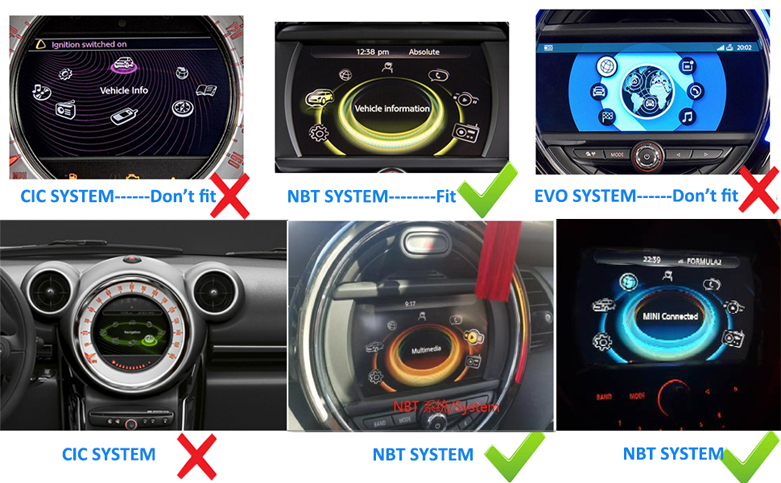 Road Top Wireless Carplay Retrofit Kit Decoder for BMW Mini Cooper