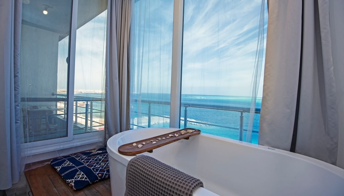 🌞Amazing 2bdr Seaview Flat in the ❤️ of Hurghada - fotoğraf 1