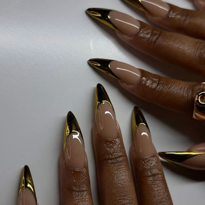 Step-by-step nail prep tutorial showing buffing and cleaning process